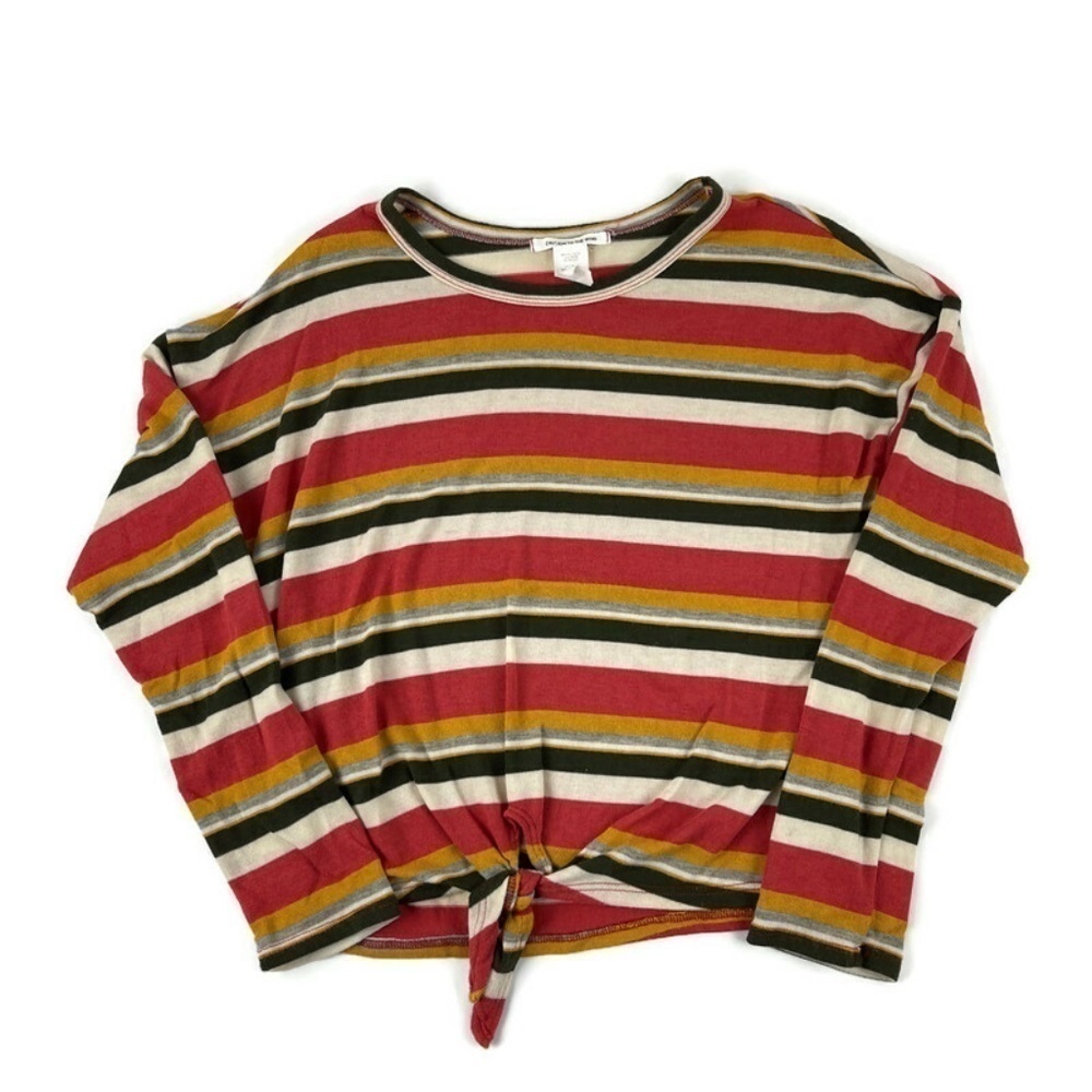 Caution To The Wind Womens Blouse Striped Medium